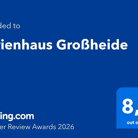 شقة Ferienhaus Grossheide *